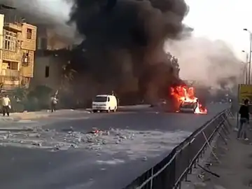 Los choques entre rebeldes sirios y fuerzas gubernamentales se recrudecen en Damasco Los choques entre rebeldes sirios y fuerzas gubernamentales se recrudecen en Damasco