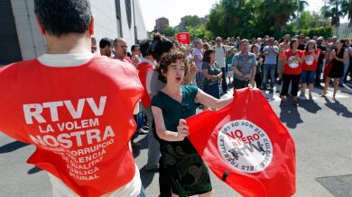 Convocados dos días de huelga contra los recortes en Canal 9