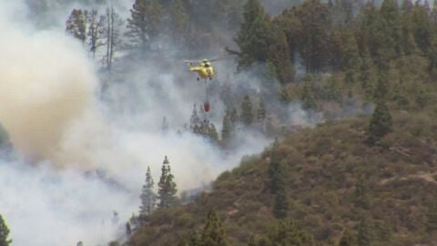 Uno de los focos a&uacute;n permanece activo
