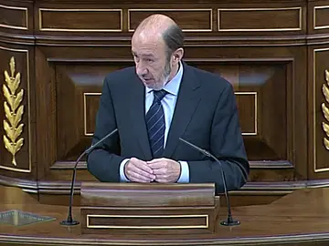 Rubalcaba en el Congreso Rubalcaba en el Congreso