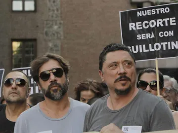 Los actores Carlos y Javier Bardem Los actores Carlos y Javier Bardem