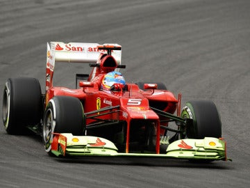 Alonso, con parafina en Hockenheim