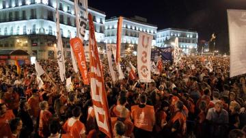 Protestas en Madrid por los recortes