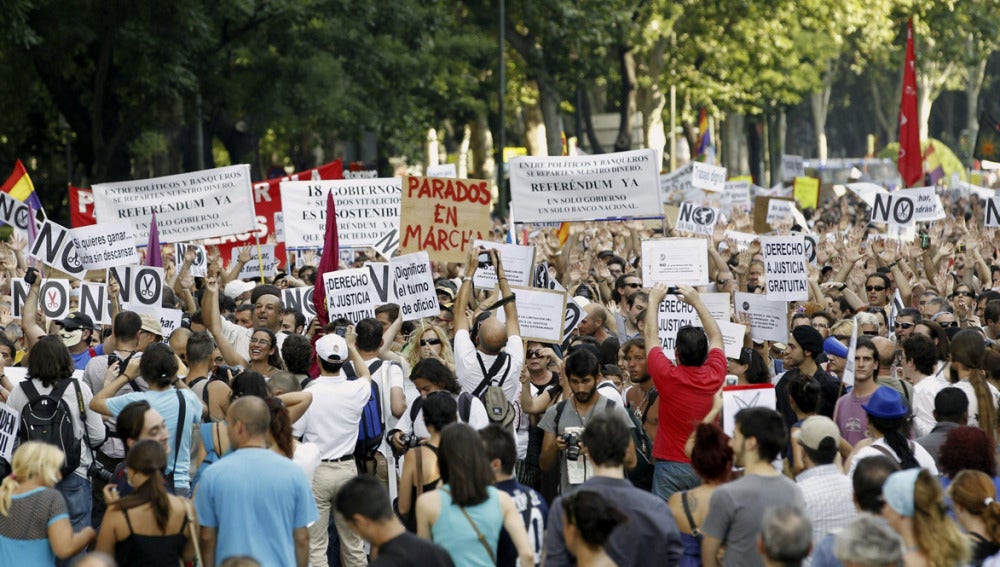 La 'Marcha de Parados' llega a Madrid para pedir más ayudas para el empleo