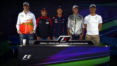 Los pilotos alemanes hacen piña en Hockenheim