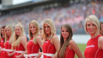 Grupo de 'pit babes'