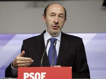 El líder del PSOE, Alfredo Pérez Rubalcaba