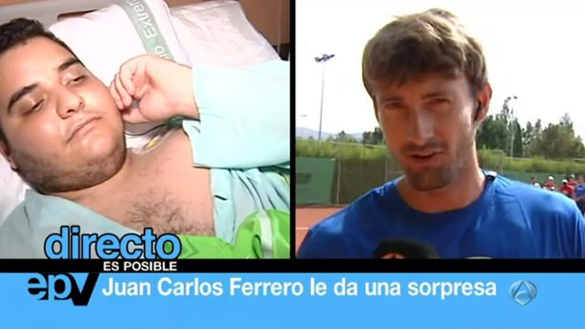 Nadal y Ferrero le dan una sorpresa a Miguel Ángel