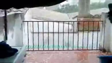 Una granizada deja considerables pérdidas en los frutales de Zaidín y Velilla
