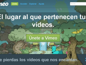 Web de vimeo