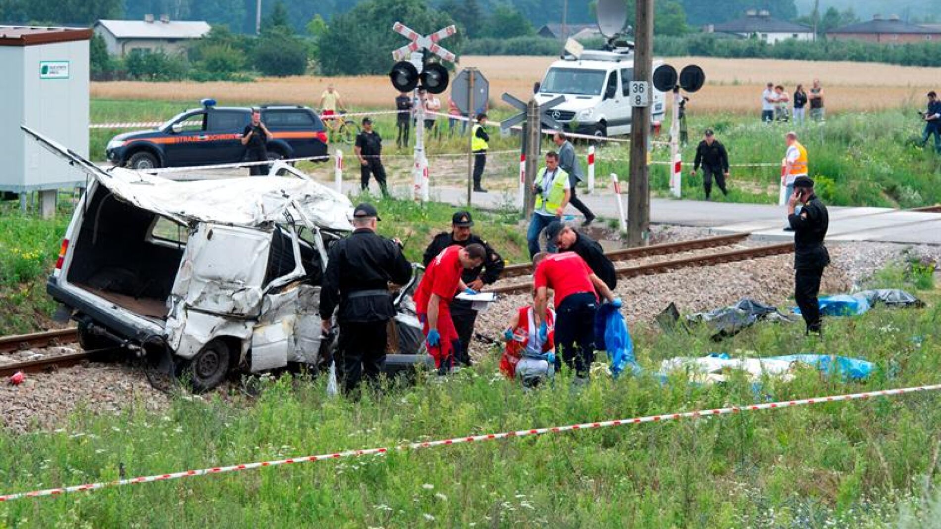 Accidente de autob&uacute;s en Polonia