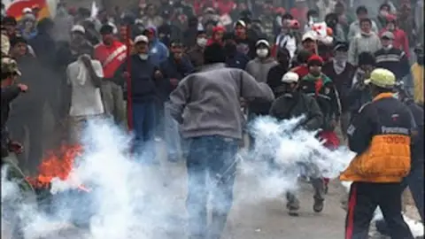 Enfrentamientos en Bolivia Enfrentamientos en Bolivia