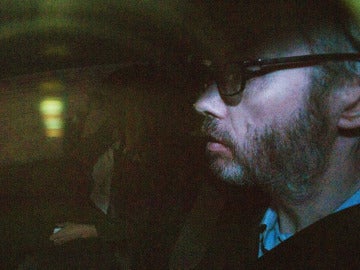 Hans Kristian Rausing a su llegada a los juzgados