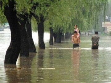 Inundaciones en Corea del Norte