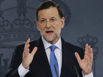 Mariano Rajoy, en rueda de prensa