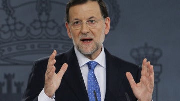 Mariano Rajoy, en rueda de prensa