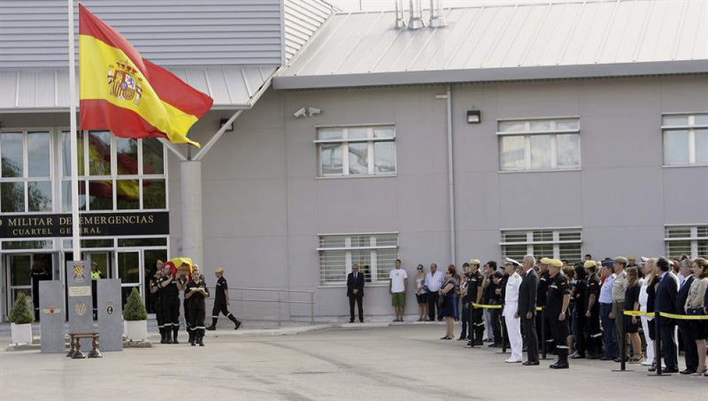 Funeral del cabo primero de la Unidad Militar de Emergencia (UME) Alberto Guisado