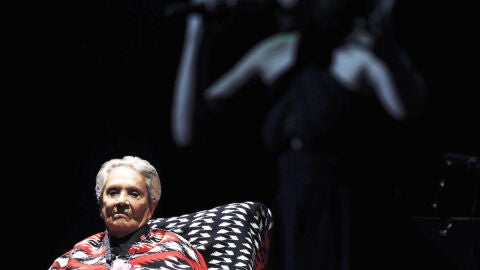 La cantante mexicana Chavela Vargas