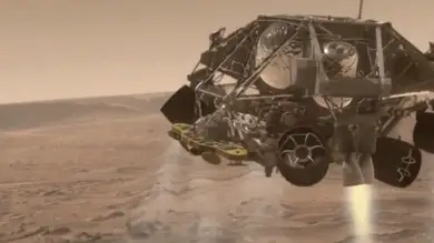 El aterrizaje del Curiosity en Marte El aterrizaje del Curiosity en Marte