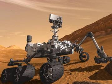 Imagen de 'Curiosity' en Marte
