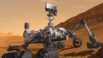 Imagen de 'Curiosity' en Marte