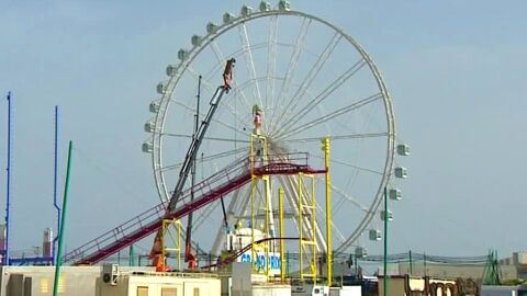 En el ferial de M&aacute;laga han instalado este a&ntilde;o la noria m&aacute;s grande de Europa
