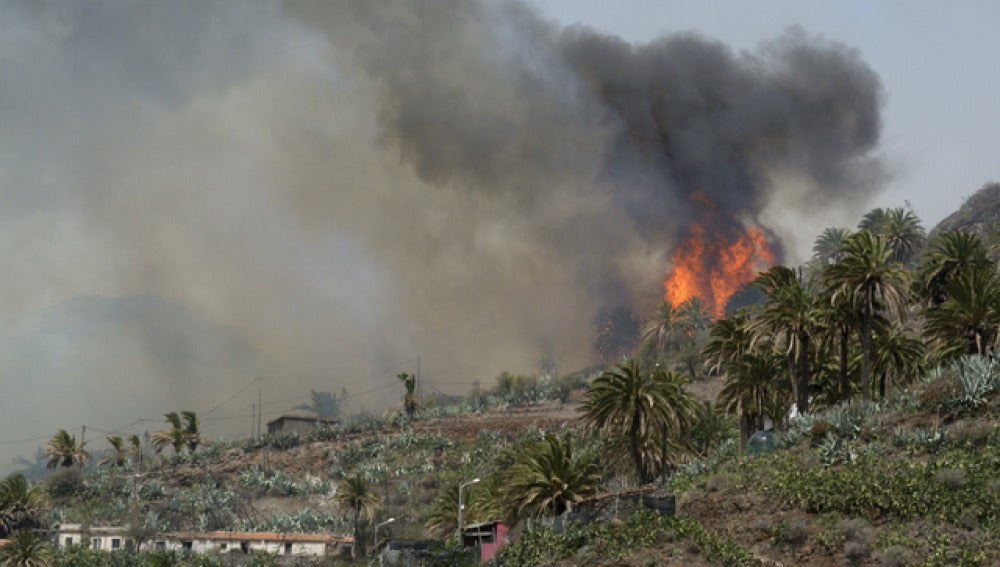 Incendio en La Gomera