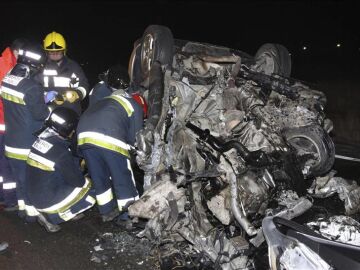 Accidente en Naveros del Pisuerga