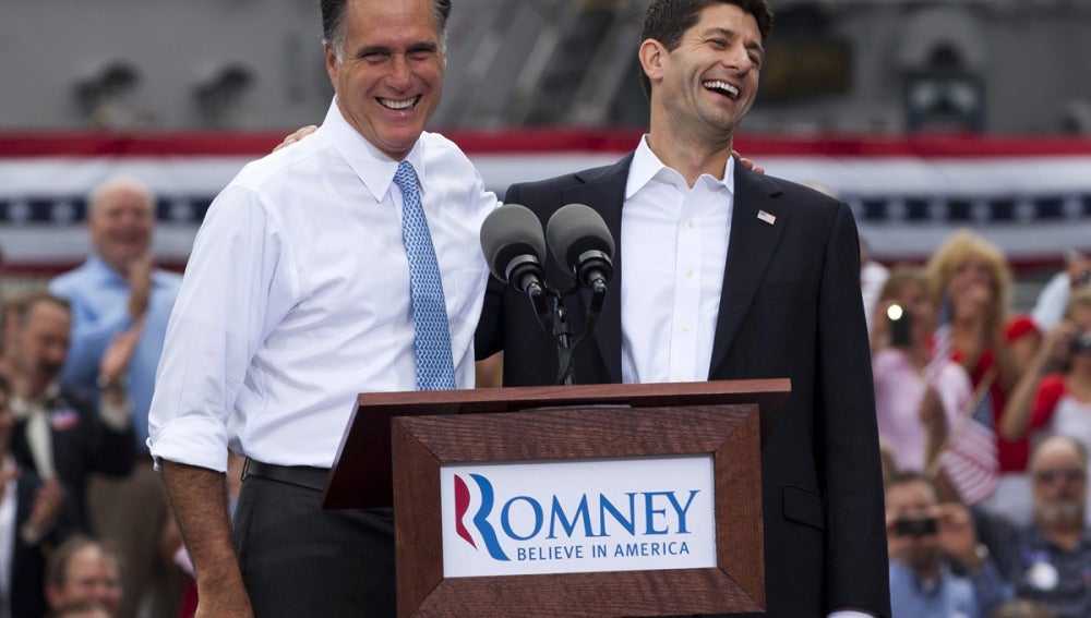 Romney se confunde y presenta a Ryan como el próximo 'presidente' de Estados Unidos