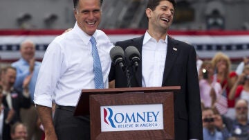 Romney se confunde y presenta a Ryan como el próximo 'presidente' de Estados Unidos