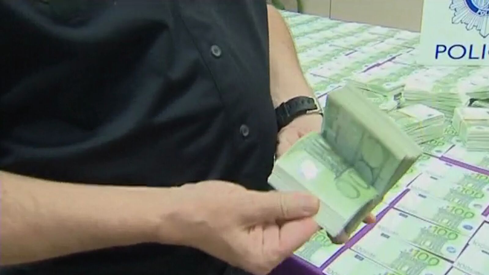 Desarticulada una red de falsificación de billetes