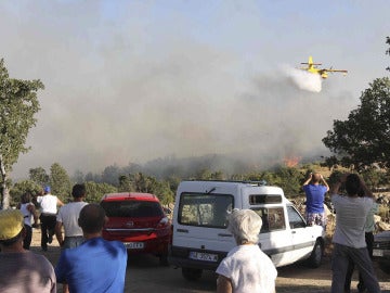 Incendio en la Sierra de Béjar