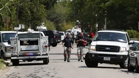 Escena del crimen de un tiroteo cerca de la Universidad Texas A&M Escena del crimen de un tiroteo cerca de la Universidad Texas A&M