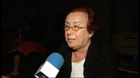 Una de las vecinas desalojadas por el incendio