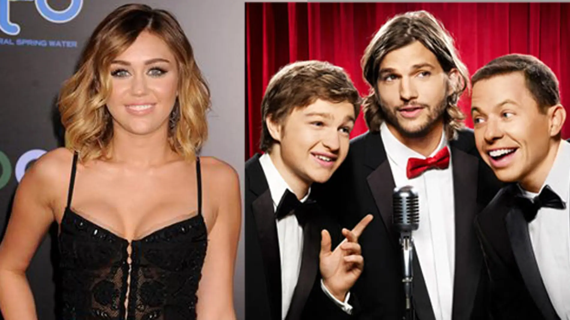 ¿Miley Cyrus en 'Dos hombres y medio?
