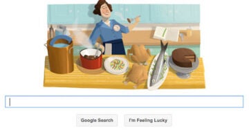 Doodle dedicado a Julia Child