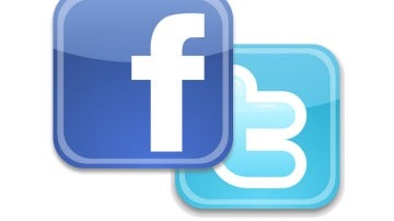 Logos de Twitter y Facebook