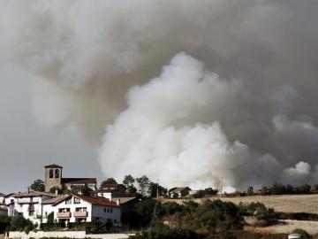 Incendio en Navarra