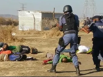 34 mineros muertos en Suráfrica 34 mineros muertos en Suráfrica