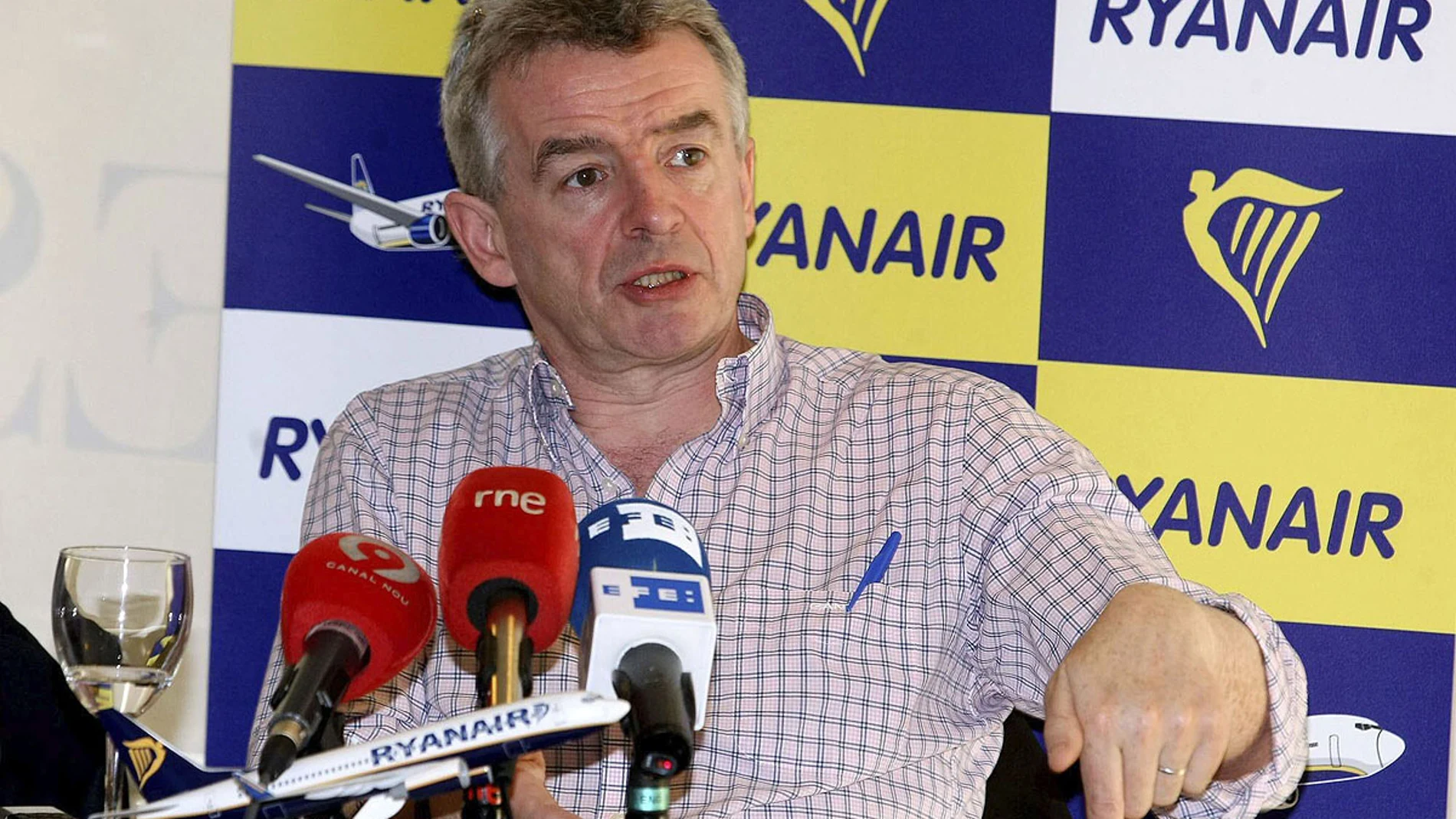 El Presidente de Ryanair, Michel OLeary El Presidente de Ryanair, Michel OLeary