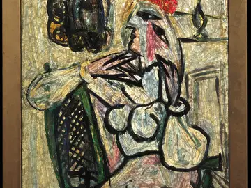 'Mujer sentada con sombrero rojo', de Picasso 'Mujer sentada con sombrero rojo', de Picasso