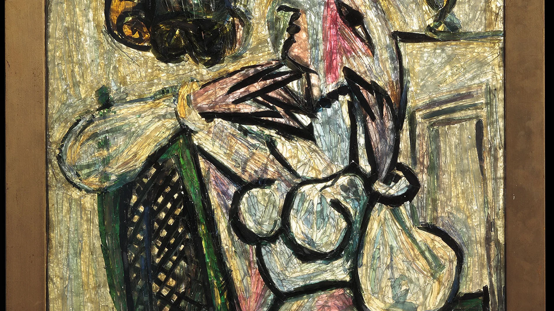 'Mujer sentada con sombrero rojo', de Picasso 'Mujer sentada con sombrero rojo', de Picasso
