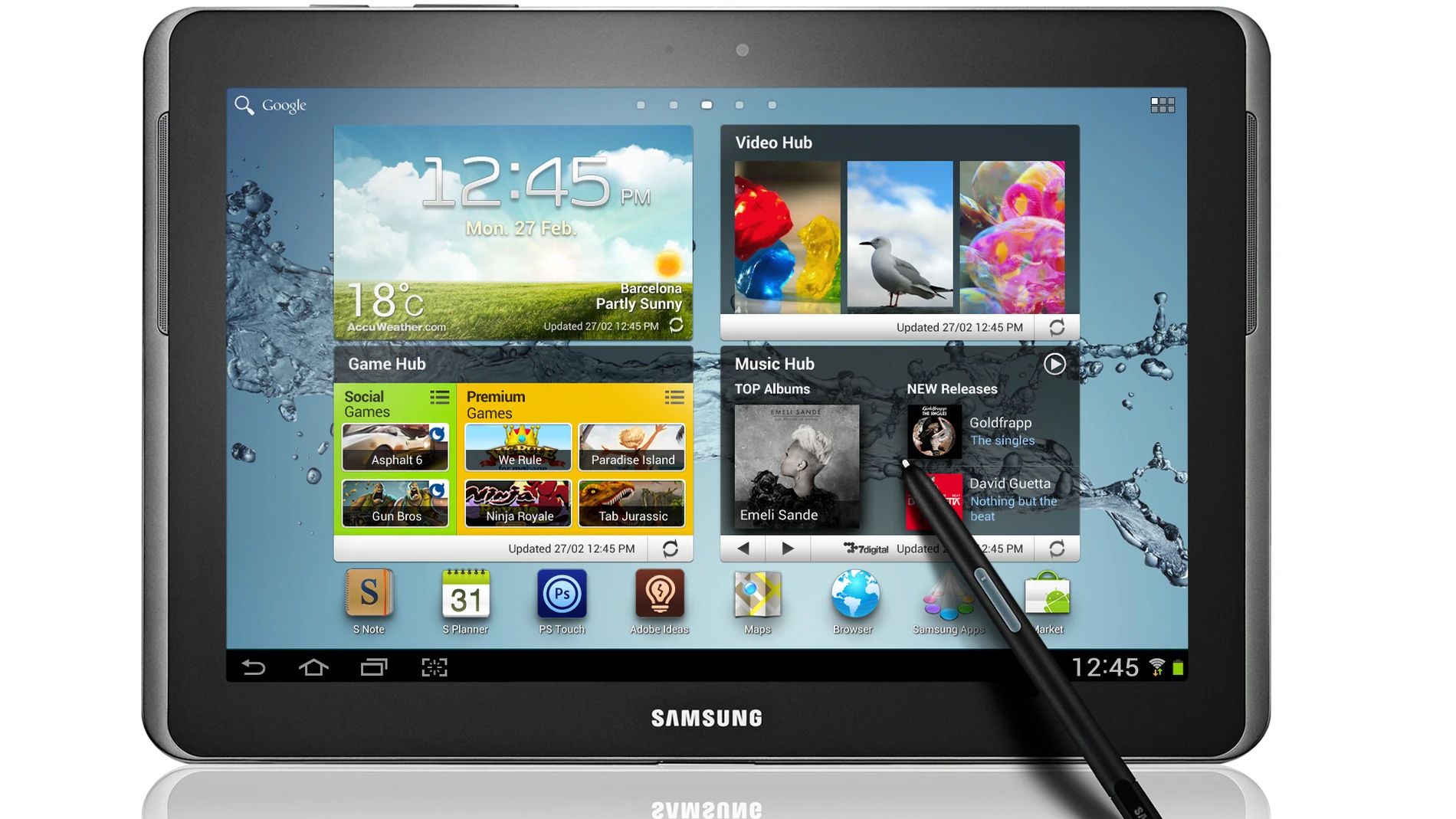 Samsung lanza una nueva tableta táctil en el mercado americano Samsung lanza una nueva tableta táctil en el mercado americano