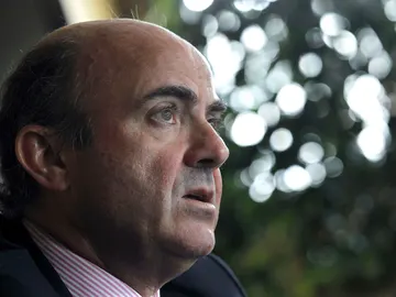 El ministro Luis de Guindos El ministro Luis de Guindos