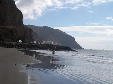 Playa de Las Gaviotas, en Santa Cruz de Tenerife Playa de Las Gaviotas, en Santa Cruz de Tenerife