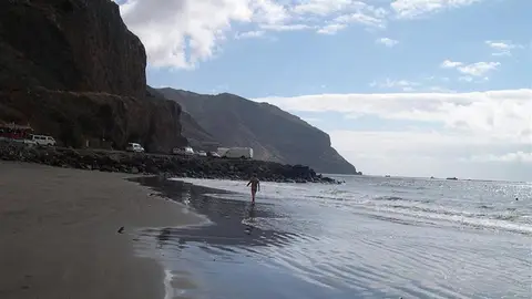 Playa de Las Gaviotas, en Santa Cruz de Tenerife Playa de Las Gaviotas, en Santa Cruz de Tenerife