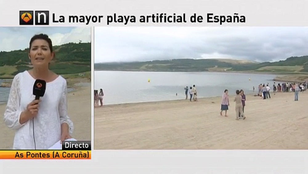 La mayor playa artificial de España