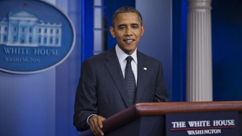 Barack Obama en rueda de prensa