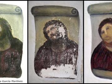 Del Ecce Homo pintado por el artista Elías García Martínez... al restaurado