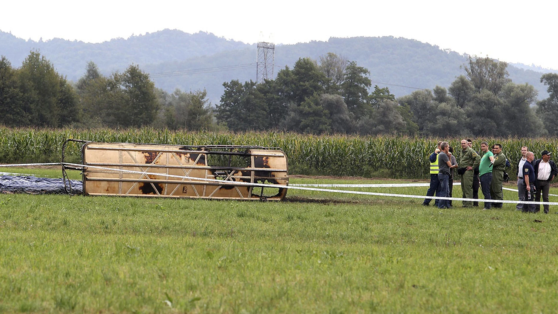 Accidente de globo aerostático en Eslovenia Accidente de globo aerostático en Eslovenia
